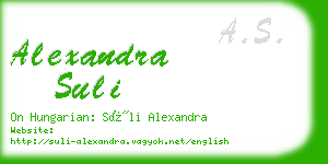 alexandra suli business card